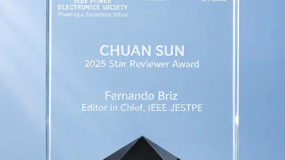 🎉 Dr. Sun was a recipient of the IEEE JESTPE Star Reviewer Award in 2025.